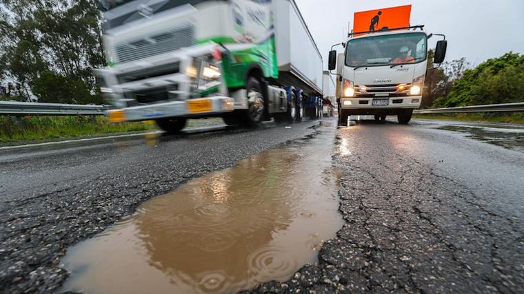 ‘Blows the pavement up’: How freezing water and car tyres create a pothole in just days