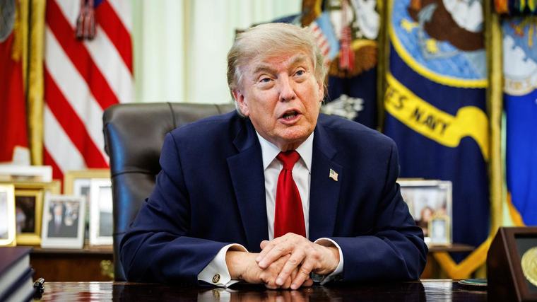 Donald Trump shares AI video of Kharg Island being bombed just hours after strikes on Larak Island