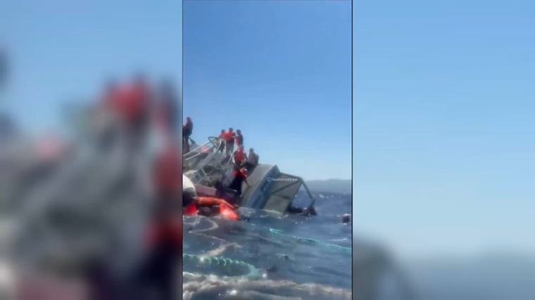 Ferry capsizes off Cyprus