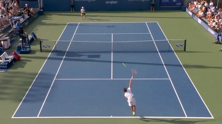 Ambidextrous teen delights US Open