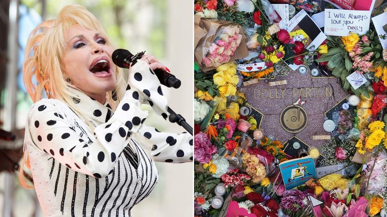 Dolly Parton’s star on the Hollywood Walk of Fame vandalised days after her death
