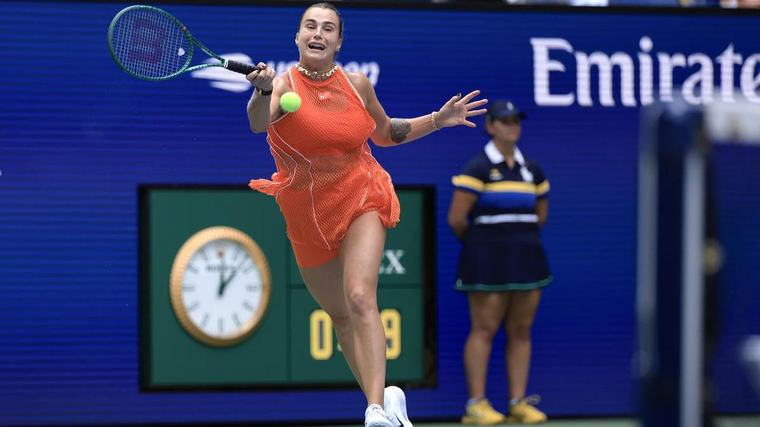 Weed waft bother as Sabalenka, Pegula advance at Open