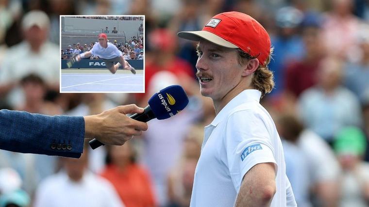 Little-known Aussie Dane Sweeny stuns US Open with upset victory over Lorenzo Musetti