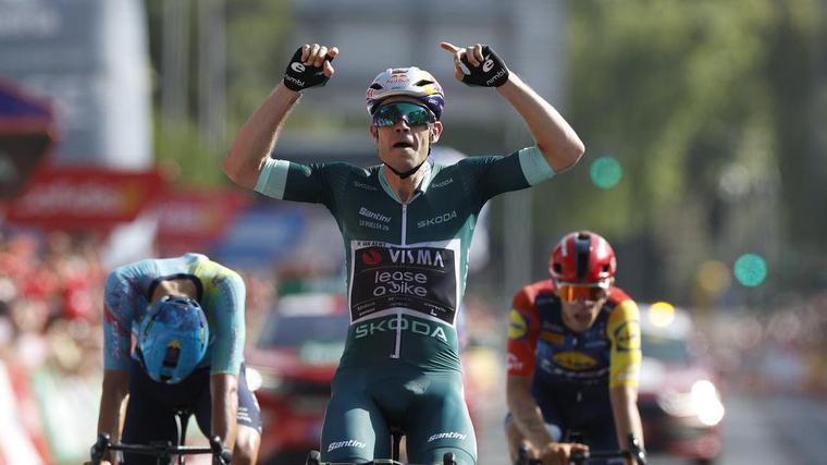 Belgian Van Aert triumphs on shortened Vuelta stage 15