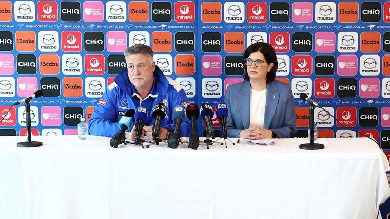 North Melbourne bosses’ Alastair Clarkson backhanded clip as payout revealed