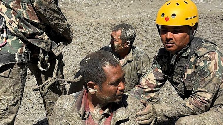 Race to free hundreds feared trapped in Nepal’s hydropower tunnels as flood deaths surpass 950