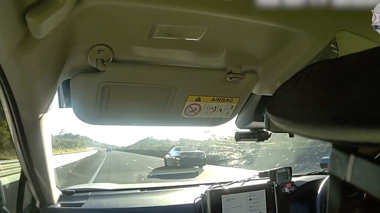 HSV driver pulled over for speeding by two police cars within minutes