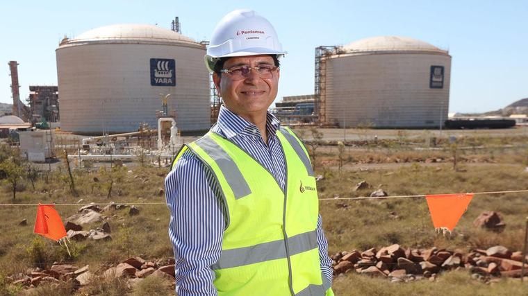 Perdaman chair Vikas Rambal says mammoth oil refinery plan essential for national security