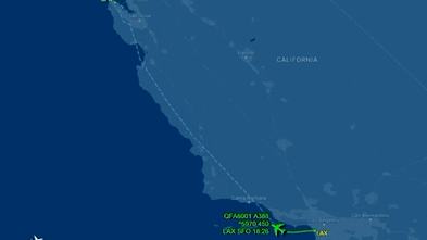 Qantas A380 arrives in San Francisco to bring NFL’s 49ers to Australia