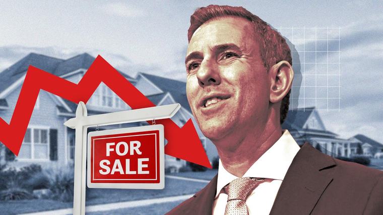 Jim Chalmers admits Labor Budget linked to house price falls as CBA, ANZ warn of worst downturn in 40 years