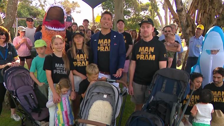 Melbourne dad's walking group ‘Man with a Pram’ celebrates 10 years of supporting fathers across Australia