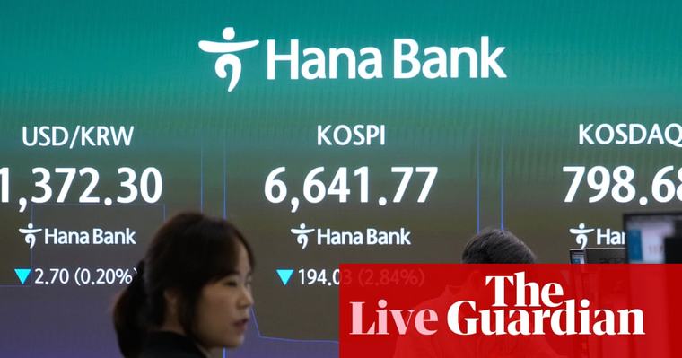 Markets slide as inflation fears trigger global bond sell-off – business live