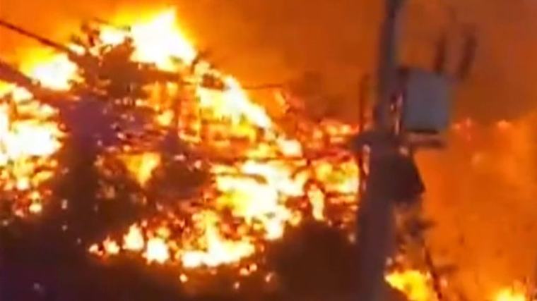 Fire has gutted a popular Bali restaurant