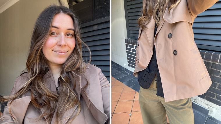David Jones just dropped a trending cropped trench jacket that everyone is reaching for this spring
