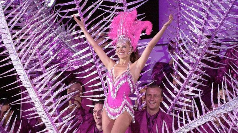 Kylie Minogue celebrates Can't Get You Out Of My Head
