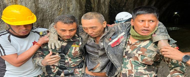 Man in Nepal tunnel and woman rescued 10 days after flash flood