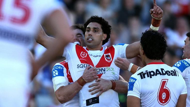 Tyrell Sloan kicks match-winning field goal as Dragons stun Eels ahead of England move