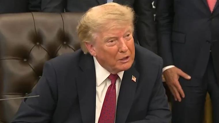 Trump rebukes reporter over nuclear weapons