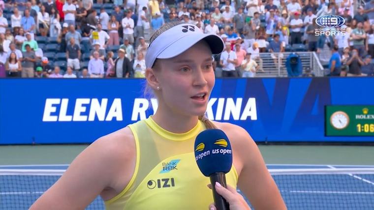 Rybakina reveals desire to become No.1