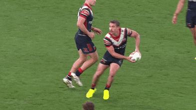 Latrell produces hit of the year as Rabbitohs crush Roosters in Arrow’s finale